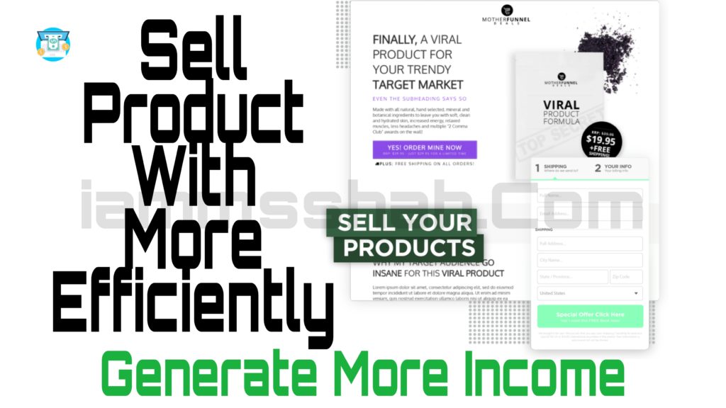 Sell product with clickfunnels